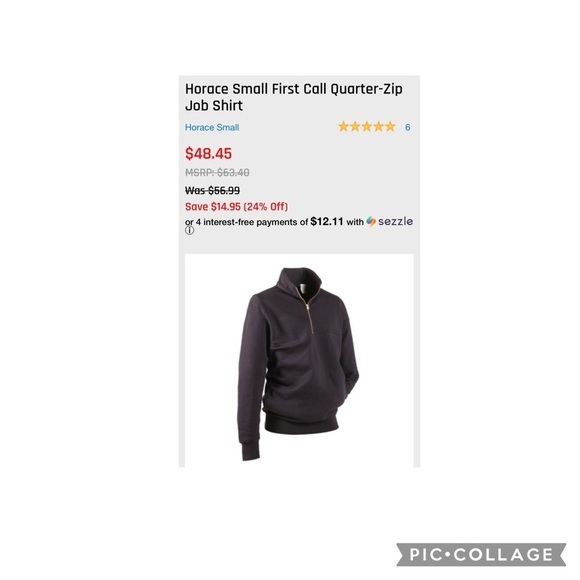 Horace Small First Call Quarter-Zip Job Shirt - Picture 6 of 6